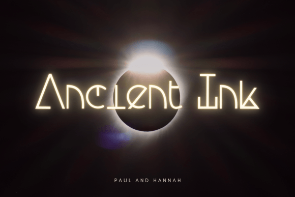 Ancient Ink Font for Web Design and Digital Branding