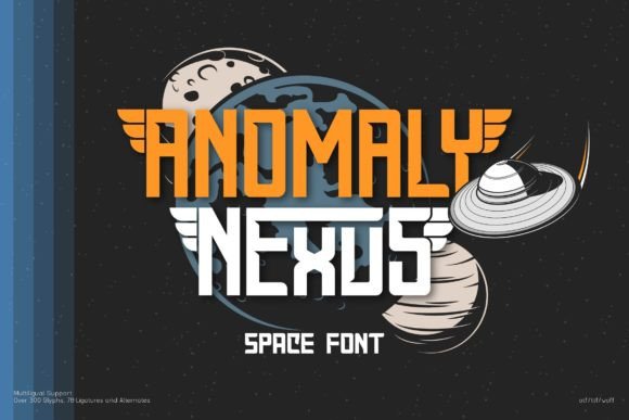 Anomaly Nexus: A Futuristic Font for Bold Branding and Titles