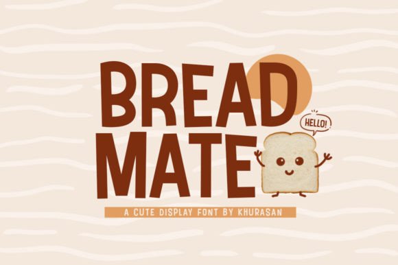 Bread Mate Brings Playful Personality to Modern Display Fonts