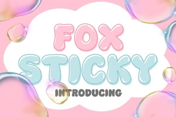 Bring Bold Energy to Your Handmade Products with Fox Sticky Display Font