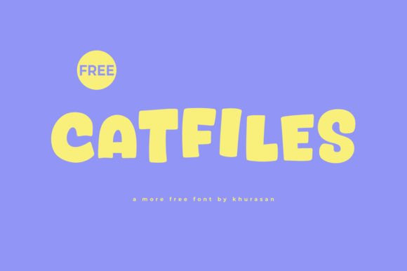 Catfiles: A Modern Display Font for Polished Small Business Branding