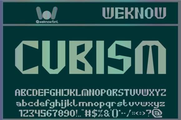 Cubism Font Review: A Display Typeface for Bold Branding