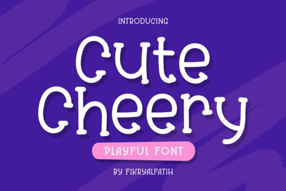 Cute Cheery Display Font for Joyful Editorial Design