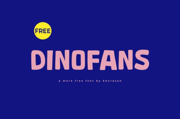 Dinofans: A Modern Display Font for Brand and Campaign Design