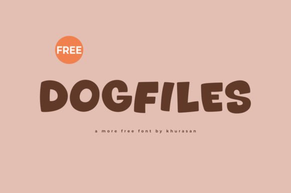 Dogfiles: A Modern Cute Display Font for Crafters