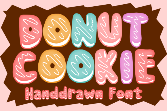 Donut Cookie Display Font for Playful Editorial Projects