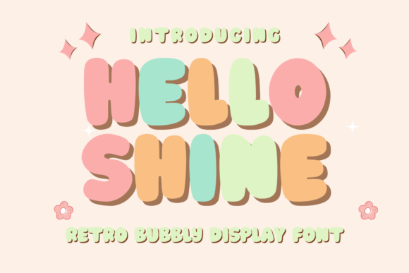 Hello Shine: A Retro Display Font for Modern Branding Projects