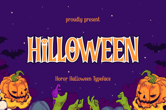 Hilloween Display Font for Editorial Design and Seasonal Publishing