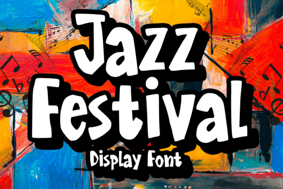 Jazz Festival Display Font Brings Vintage Soul to Café Branding