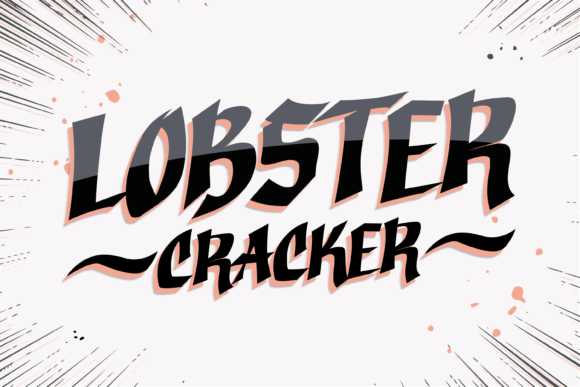 Lobster Cracker: A Playful Display Font for Bold Marketing Visuals
