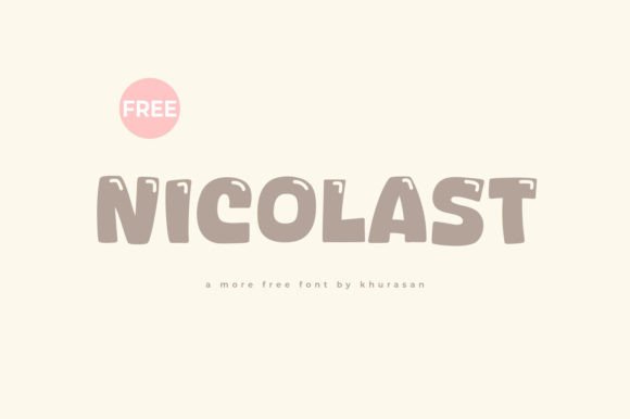 Nicolast Display Font Review for Handmade Product Creators