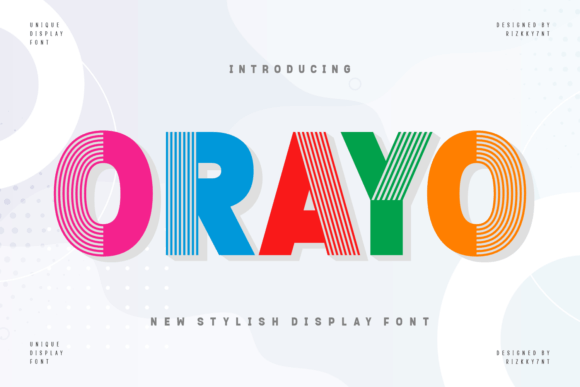 Orayo: A Chic Display Font for Elegant Branding Work