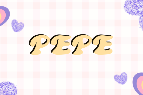 Pepe Font: A Cute Display Typeface for Your Brand