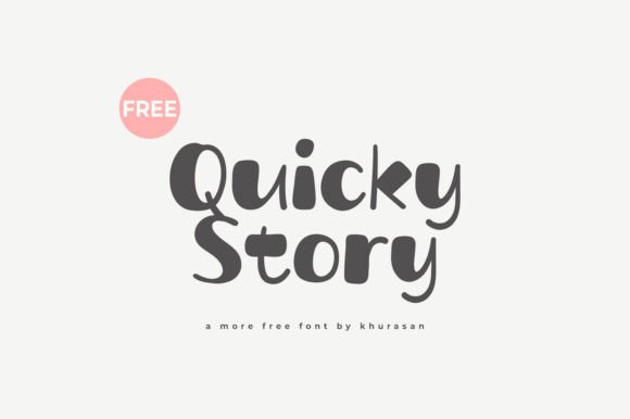 Quicky Story: A Modern Display Font for Small Business Branding