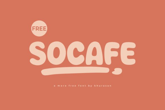 Socafe: A Modern Display Font for Branding Projects