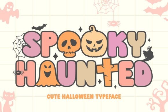 Spooky Haunted Font Balances Cute and Creepy