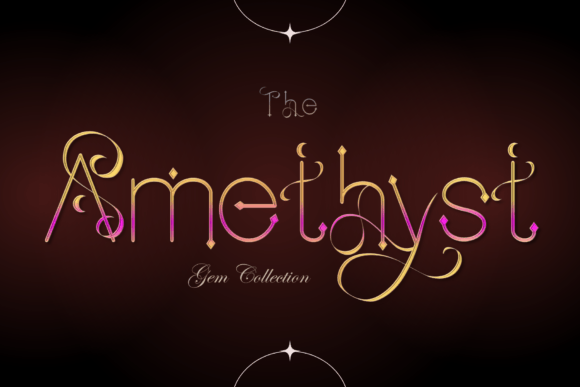 The Amethyst Display Font for Spiritual Branding