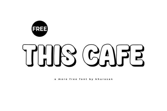 This Cafe Font for Web Designers: A Modern Outline Display