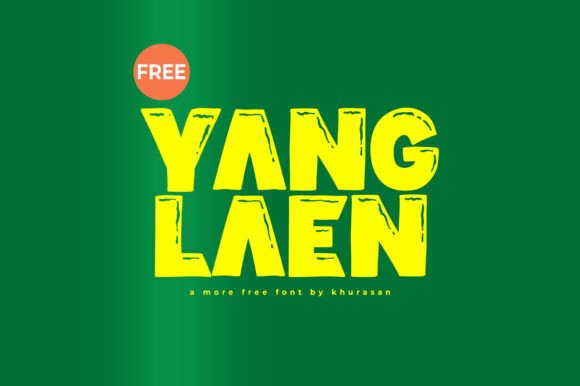 Yang Laen: A Modern Display Font for Web Design Projects