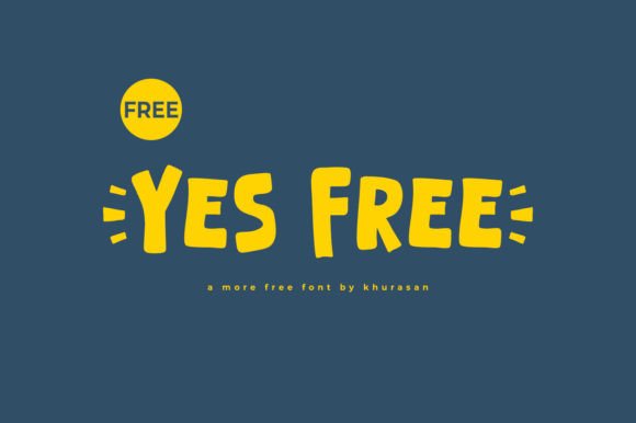 Yes Free: A Charming Display Font for Editorial and Branding Projects